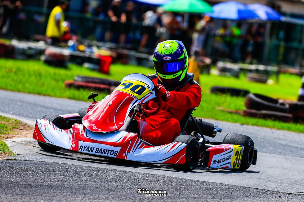 Ryan Santos durante a 2ª etapa do CEK 2026 em Guapimirim pela categoria F4 Novatos