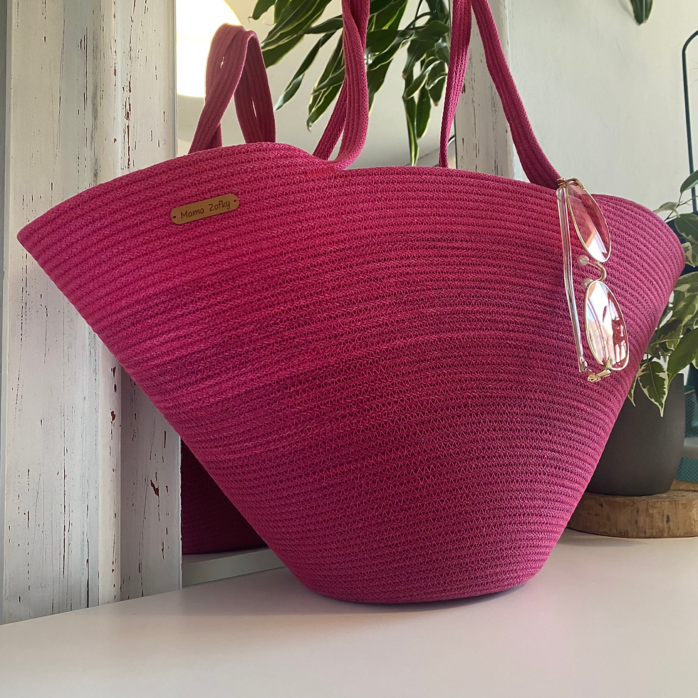 Thumbnail: Bavlněná kabelka Ombre pohled zepředu   Mama Zofky