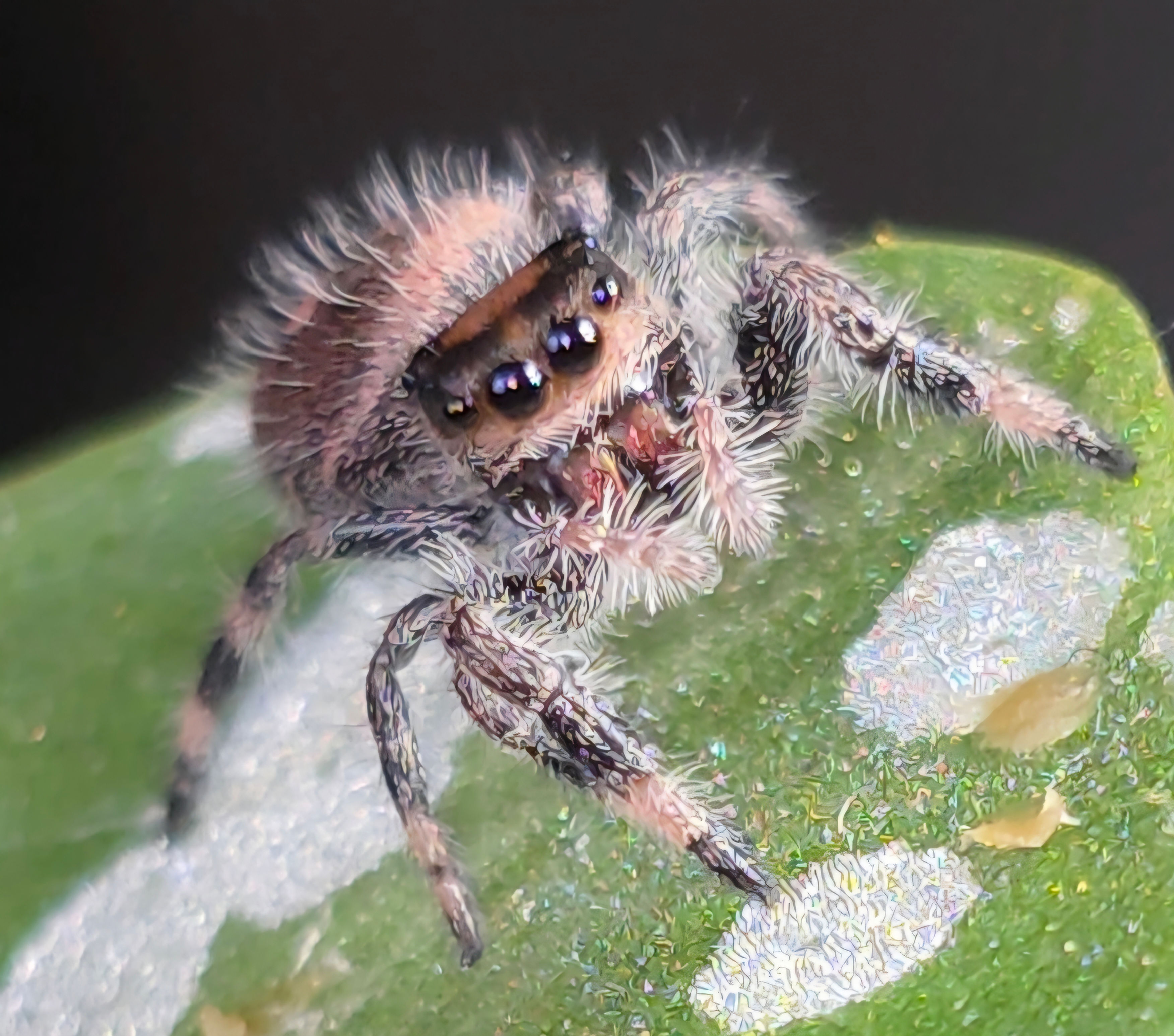 Orange Phase Female  Regal Jumping Spider  i6 #SA14