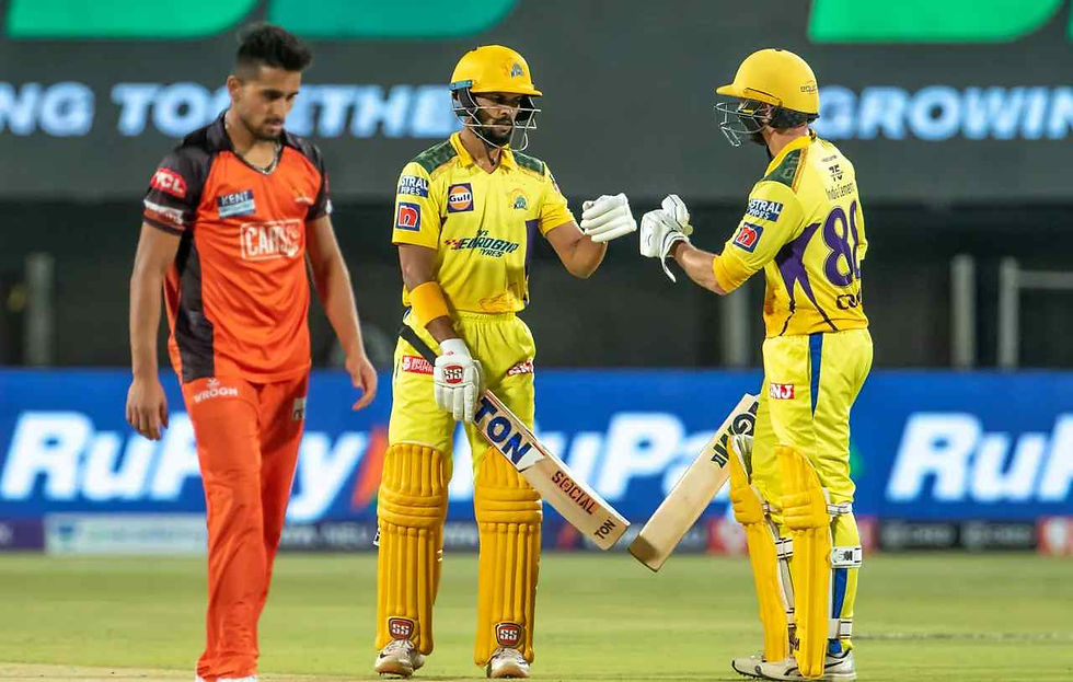 IPL 2022, CSK vs SRH Top Performances_ Ruturaj Gaikwad, Davon Conway's 182-run stand helps CSK beat SRH, CSK remain at no. 9 in points table_ Walking Wicket (Images ©BCCI_IPL)