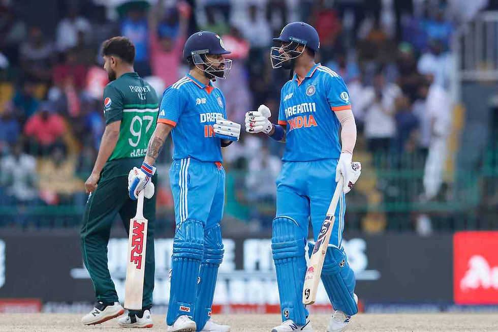 Asia Cup 2023, IND vs PAK, Super 4_ KL Rahul, Virat Kohli added 233-run for third wicket against Pakistan _ Walking wicket (Images_ ©BCCI_Twitter)
