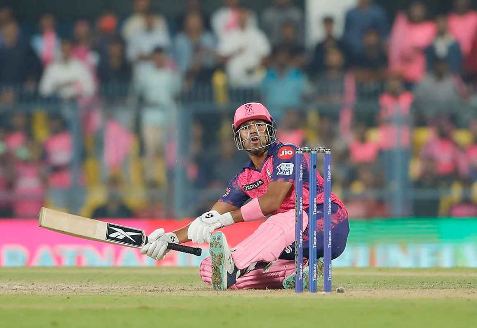 IPL 2023_ Dhruv Jurel scored 15-ball 32 against Punjab as an impact player _ Walking wicket (Images_ ©IPL_Twitter)