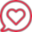 Simbolo cuore chat