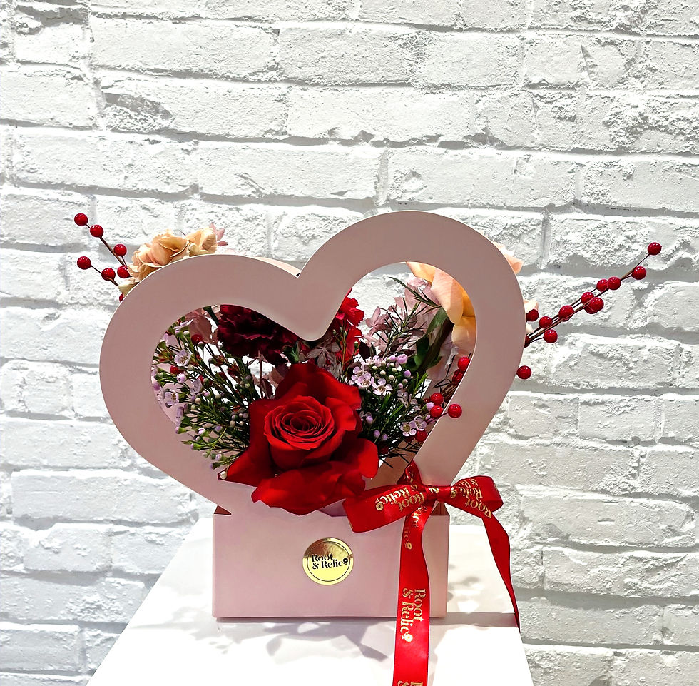 Thumbnail: Pink "I Carry Your Heart" Flower Carrier