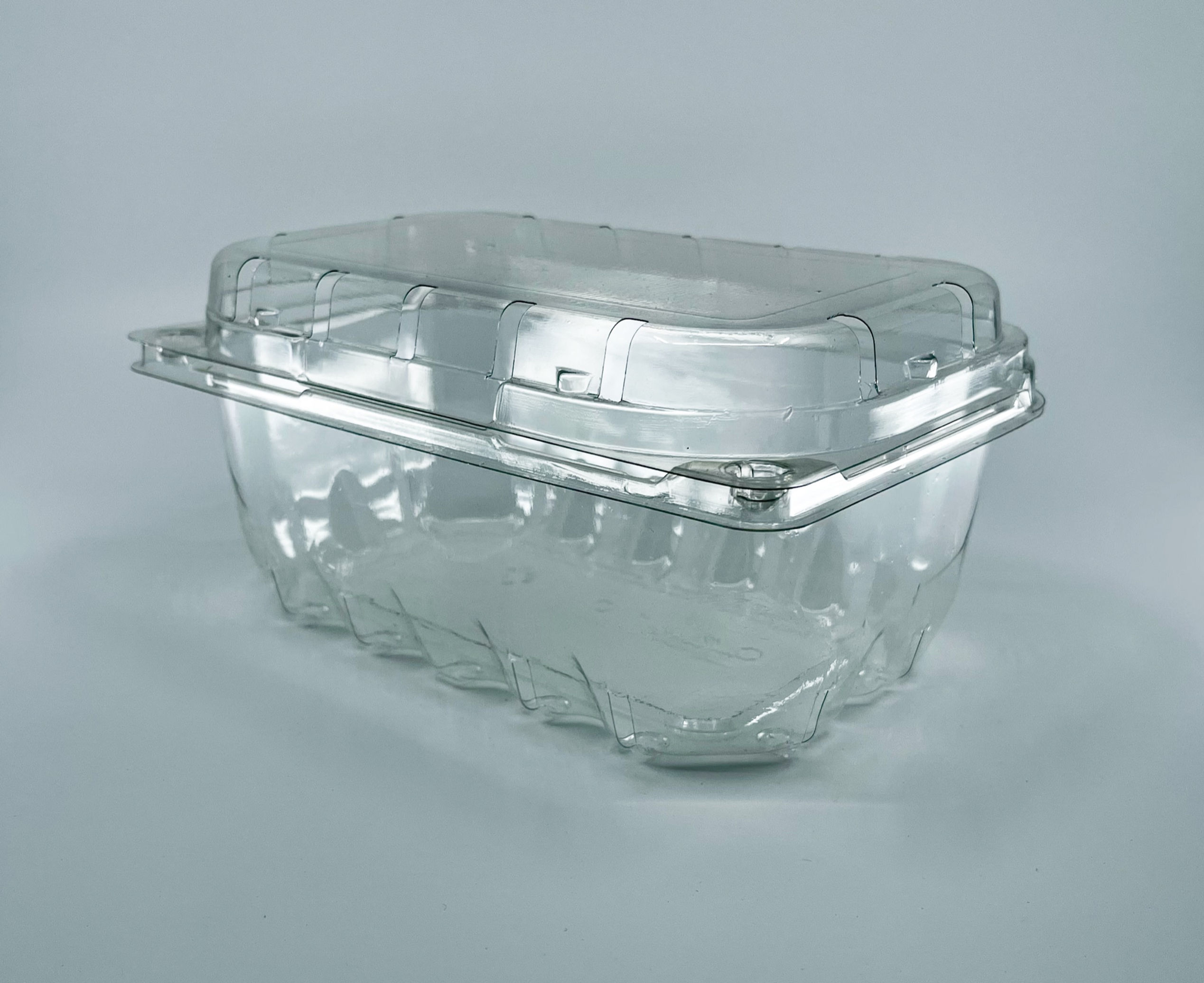 624029 - 1 lb. Standard Clamshell - Flat Lid