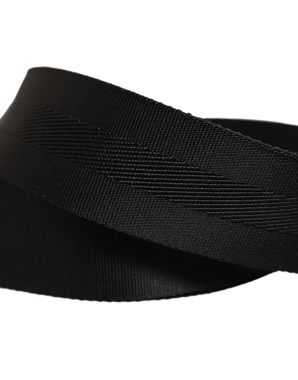 Thumbnail: Dolce & Gabbana Men Black Fabric Strap Logo Metal Buckle Belt
