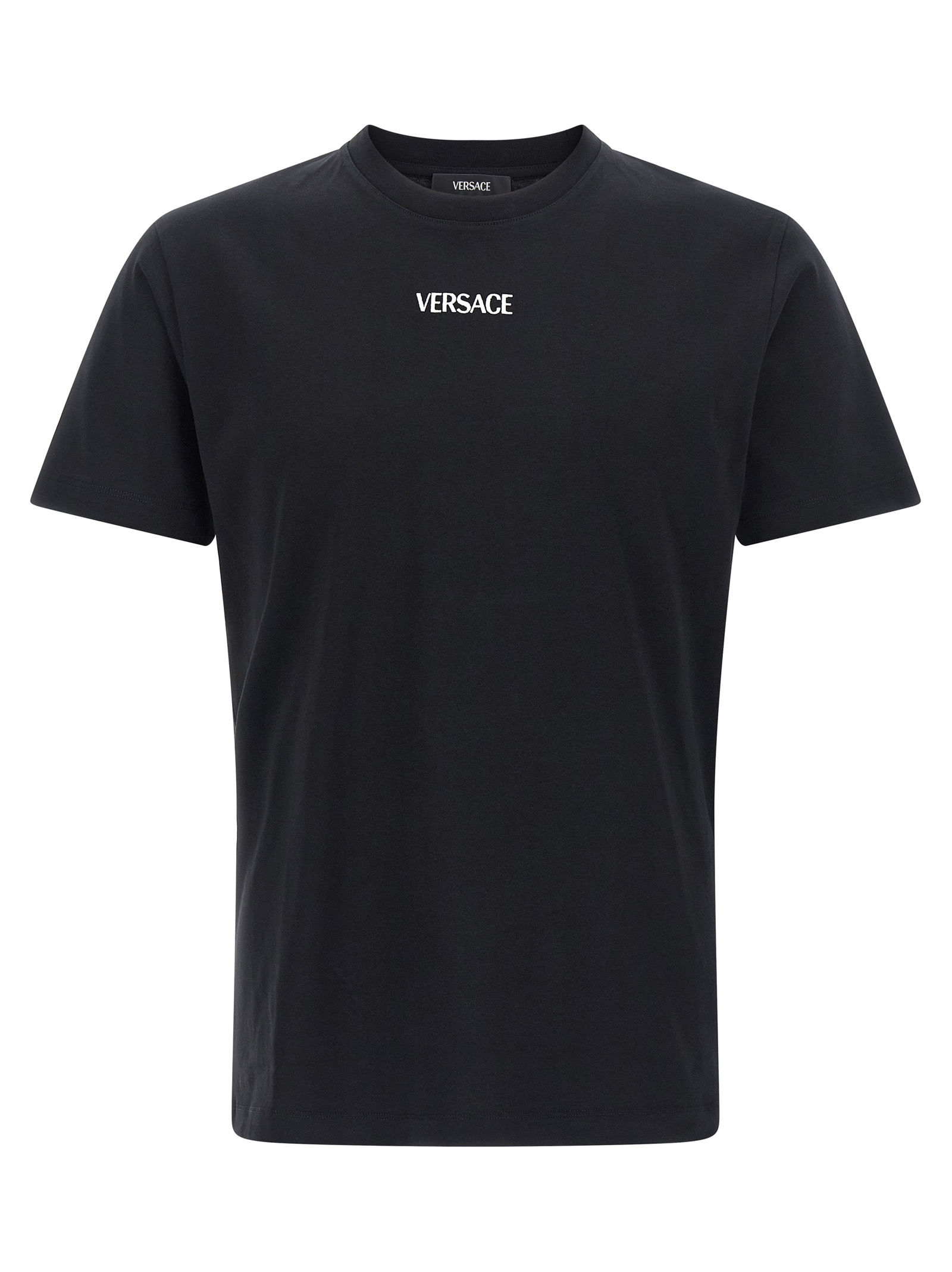 Versace Black Cotton T-Shirt