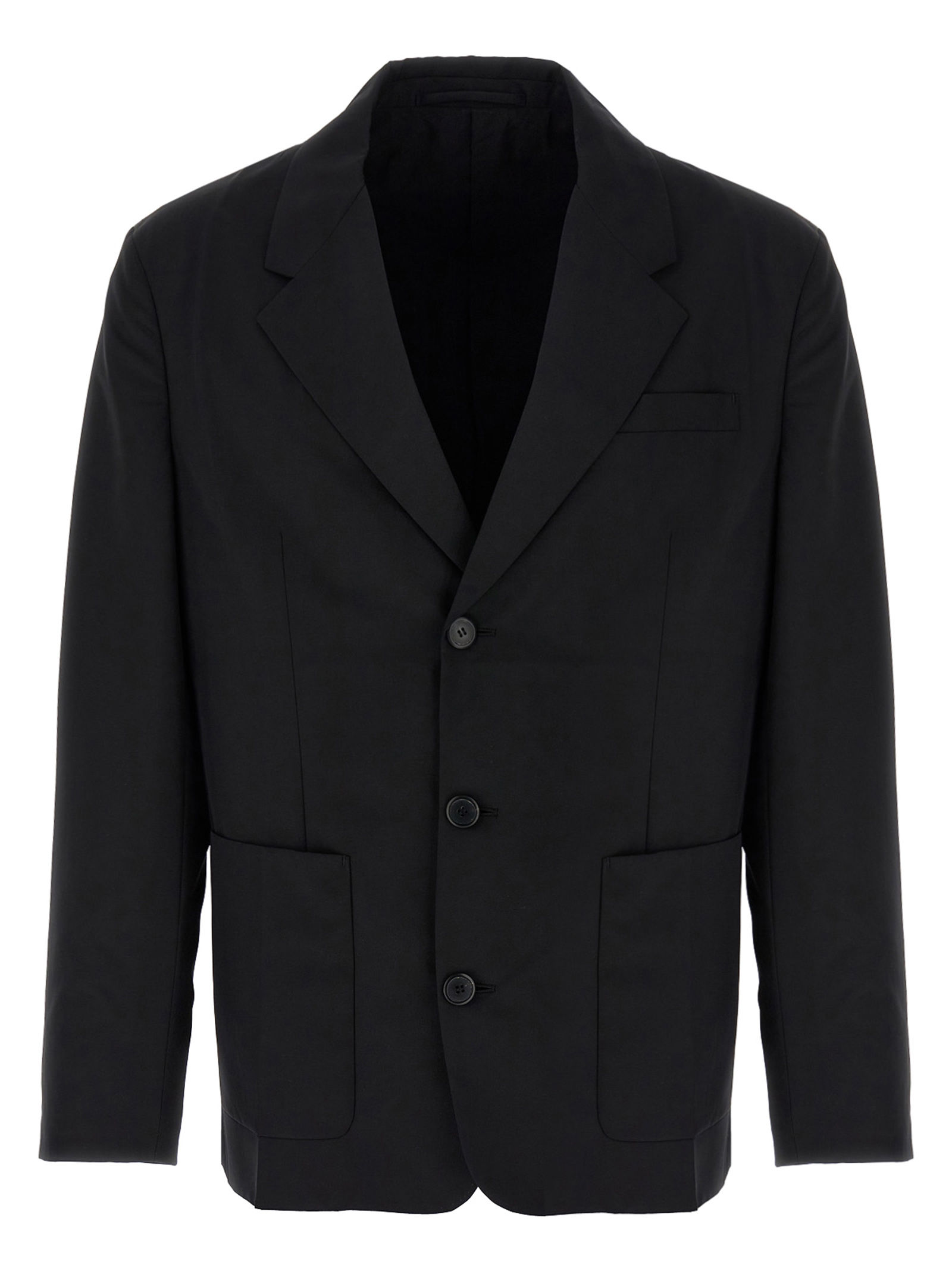 Prada Black Virgin Wool Blazer