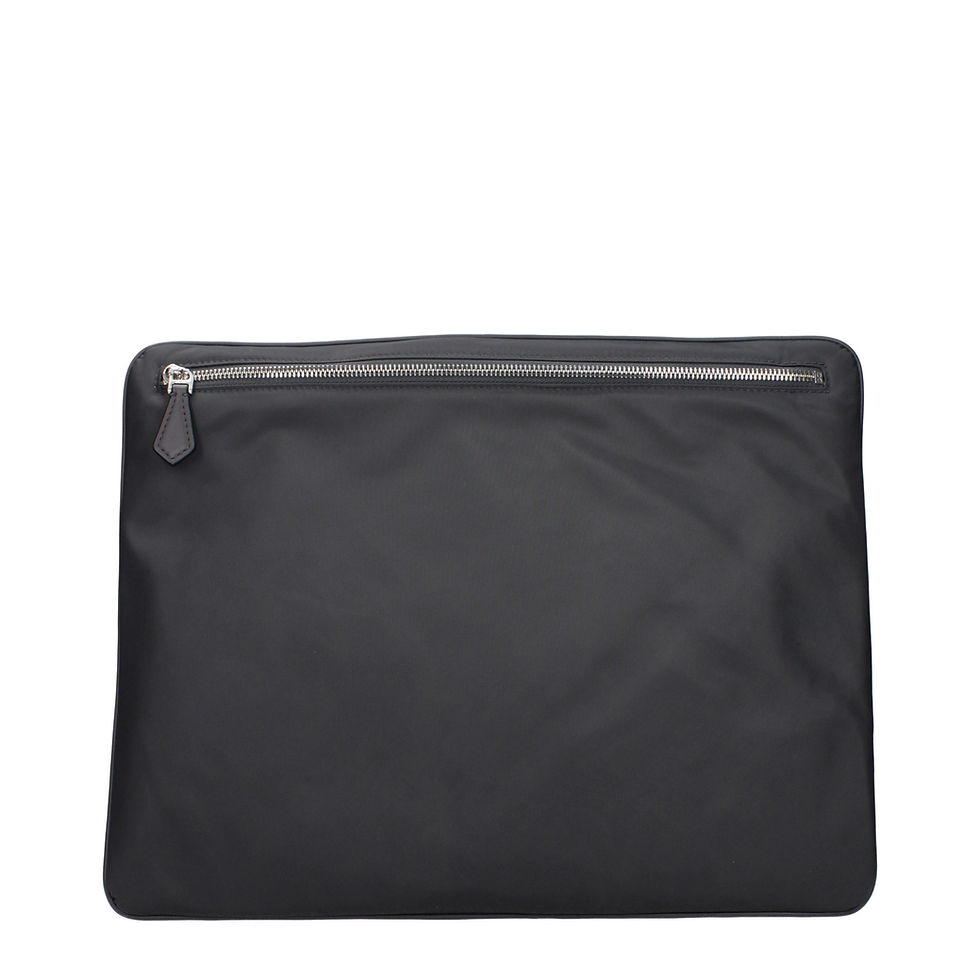 Thumbnail: Dolce & Gabbana Gray Fabric Clutch Bag
