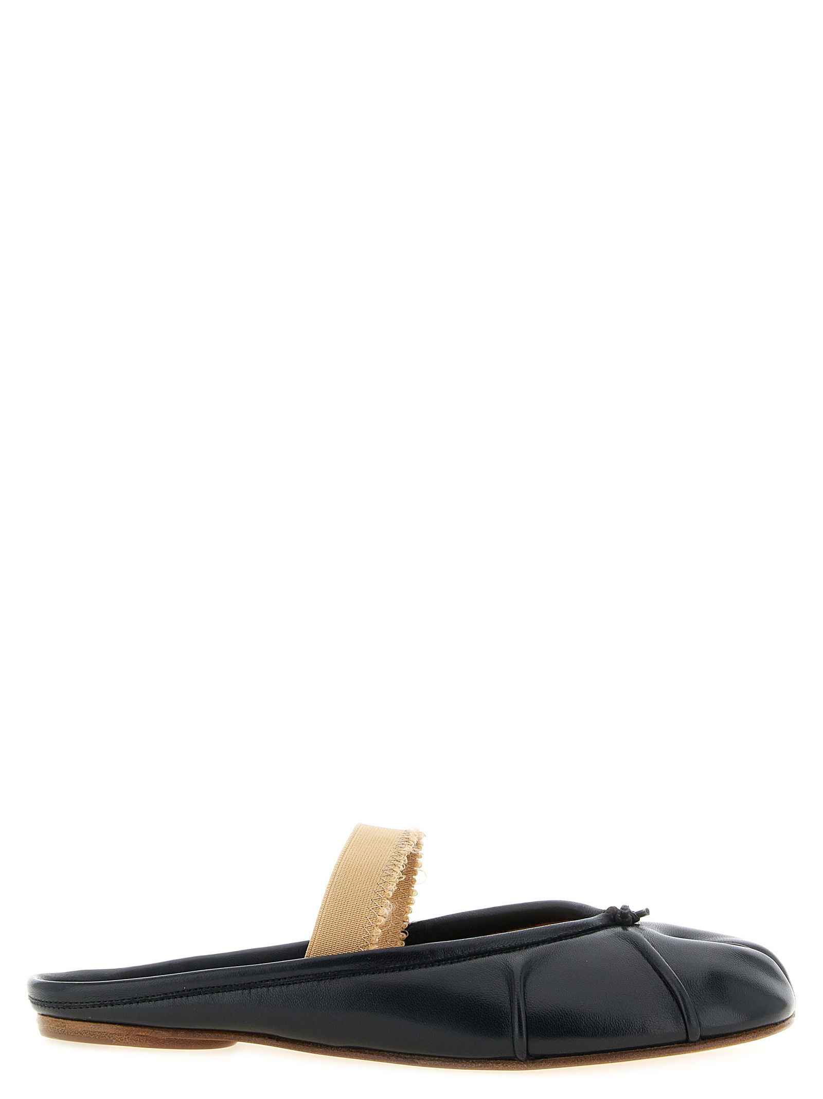 Maison Margiela Black Lamb Leather Mules