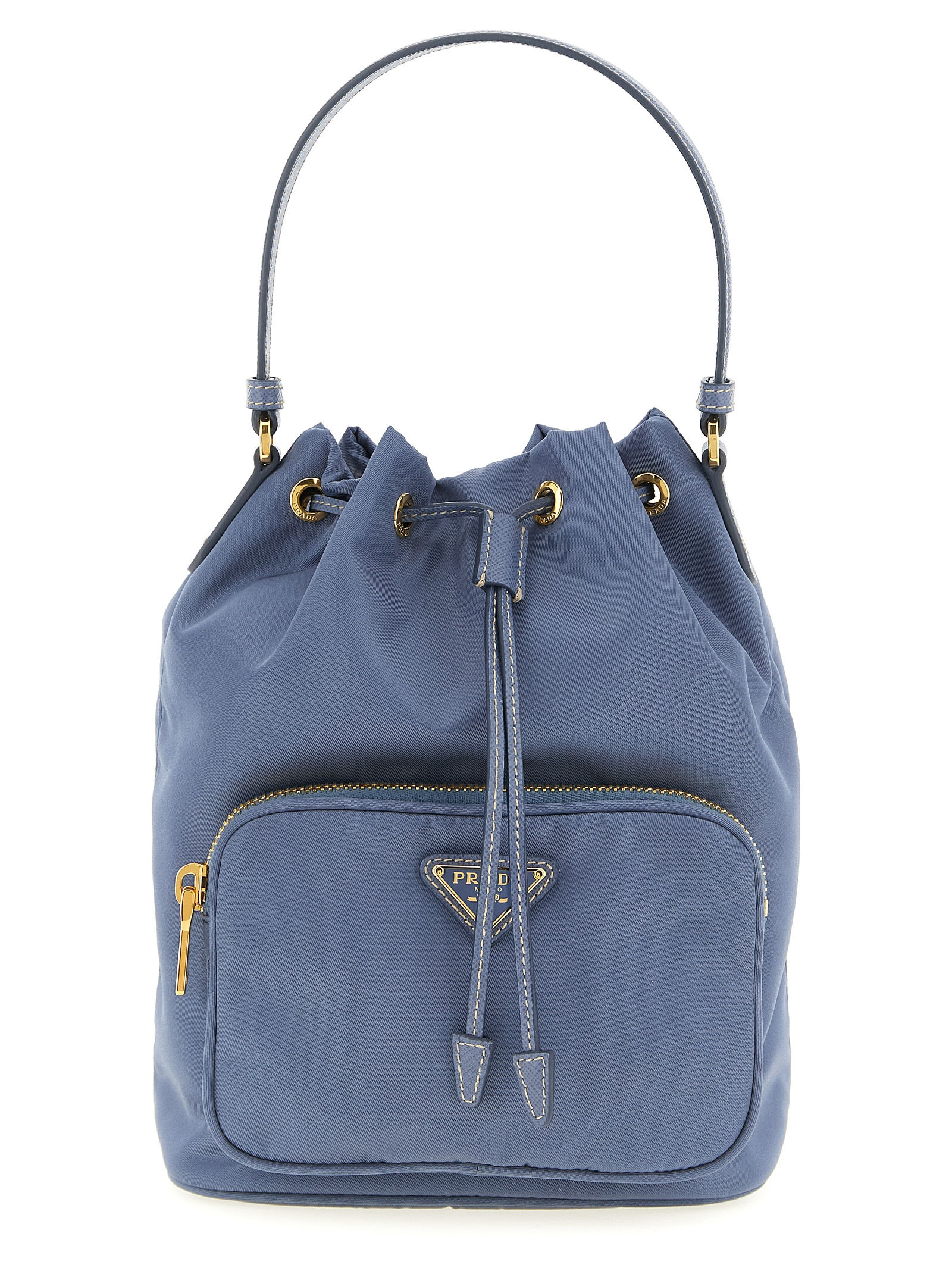 Prada Blue Recycled Polyamide Handbag