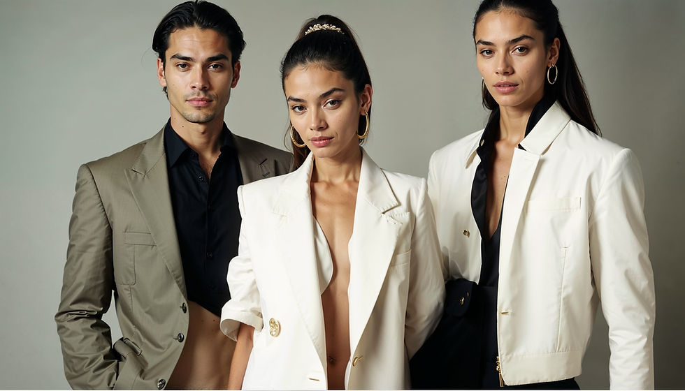 a group of fashionable individuals