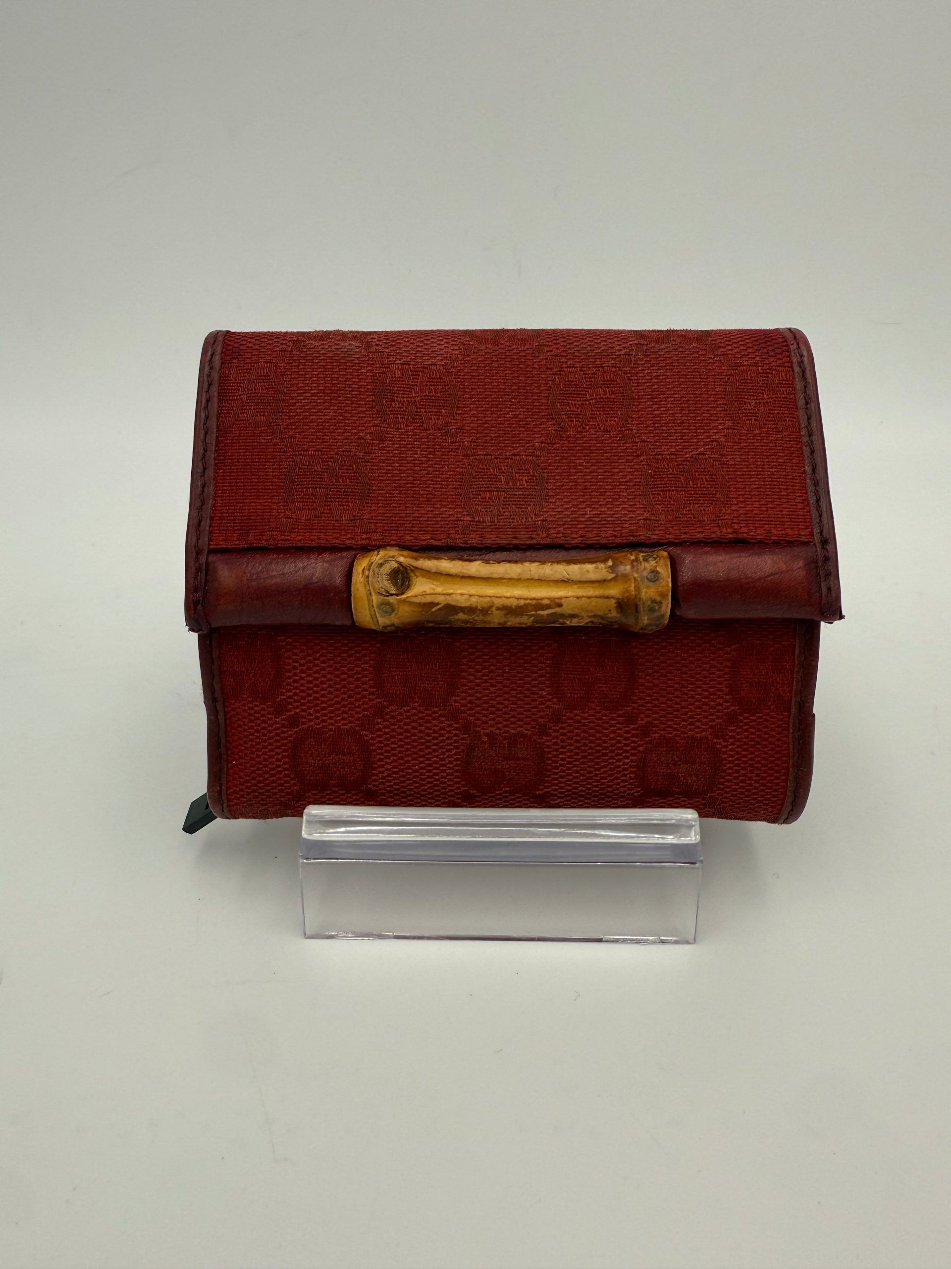 Gucci GUCCI GG Canvas Compact Wallet