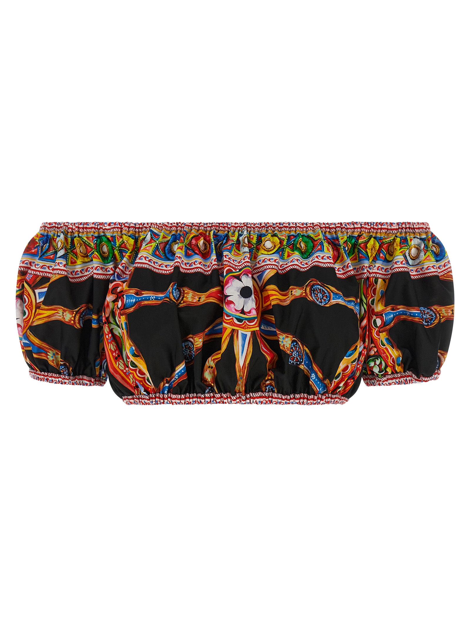 Dolce & Gabbana Multicolor Cotton Pattern Shirt