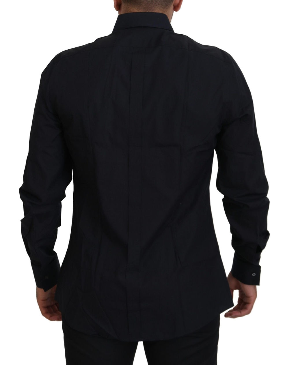 Thumbnail: Dolce & Gabbana Black Gold Cotton Slim Fit Dress Mens Shirt
