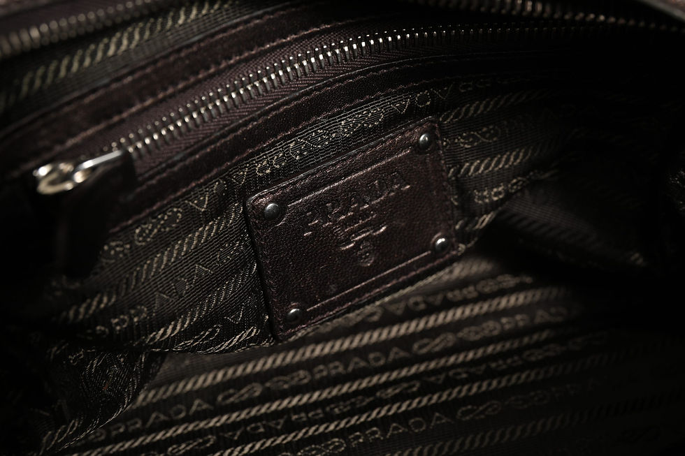 Thumbnail: Prada Metallic Nappa Leather Ruffle Shoulder Bag