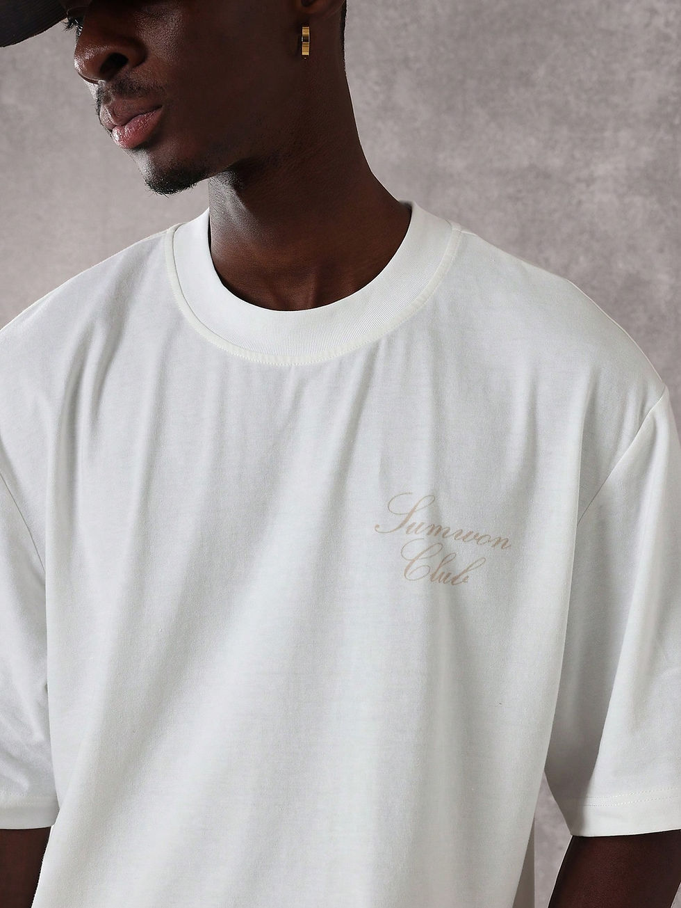 Thumbnail: White Summer Club Positano Amalfi Coast Italian T-Shirt