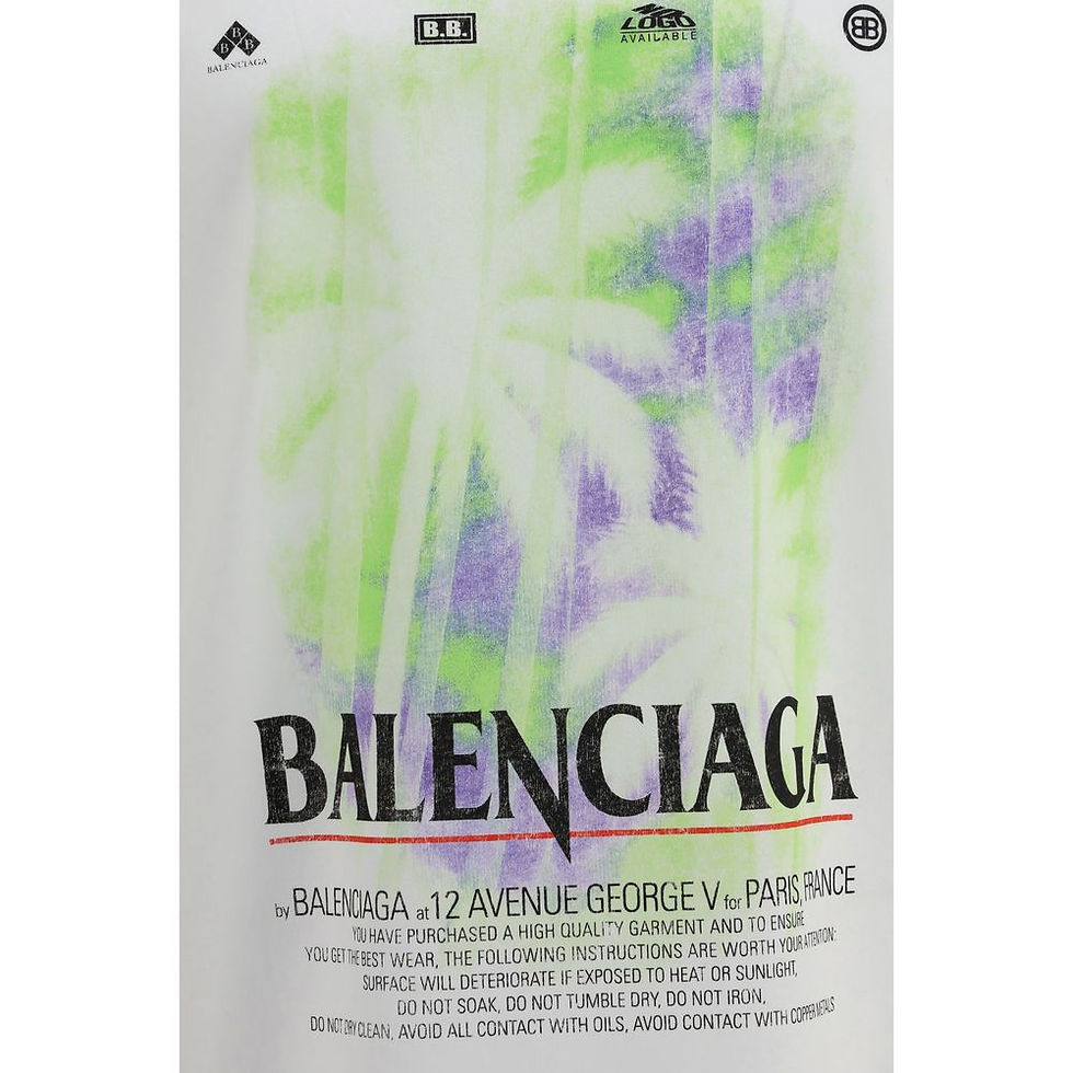 Thumbnail: Balenciaga White Cotton T-Shirt