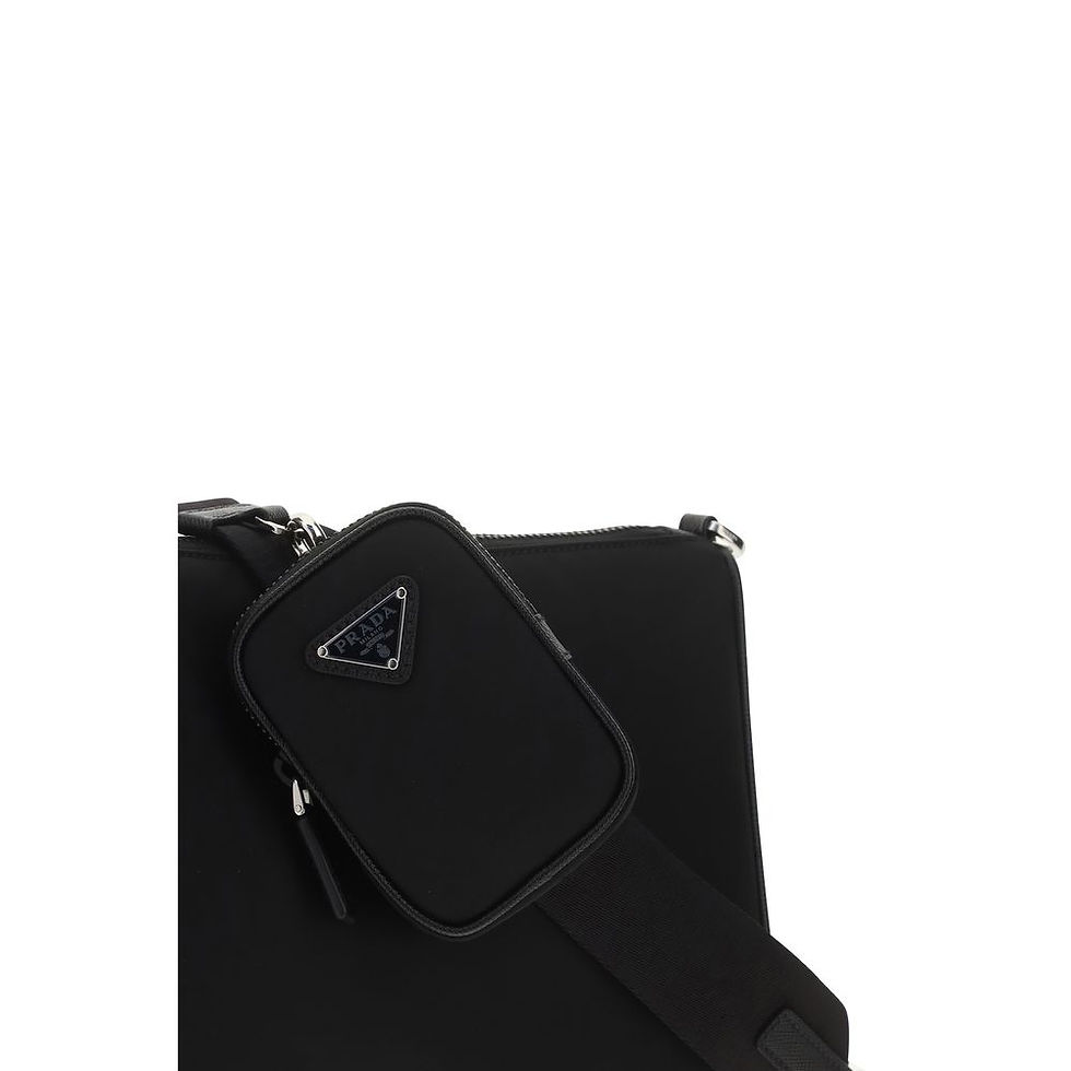 Thumbnail: Prada Black Recycled Polyamide Shoulder Bag