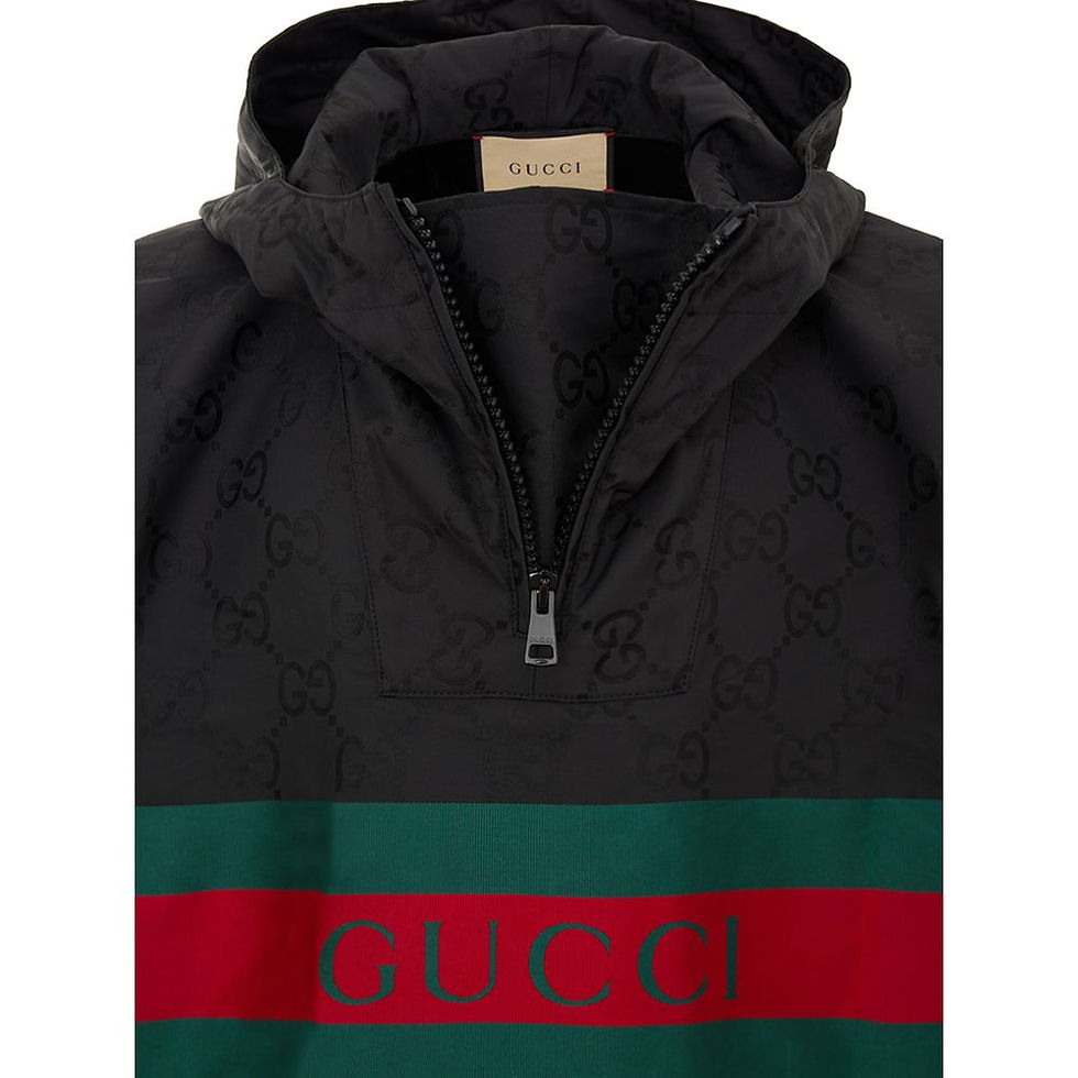 Thumbnail: Gucci Black Polyester Trench Coat