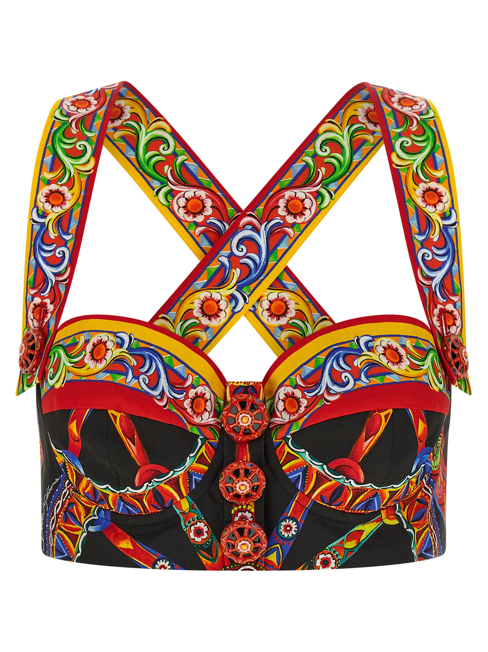 Dolce & Gabbana Multicolor Cotton Blouse