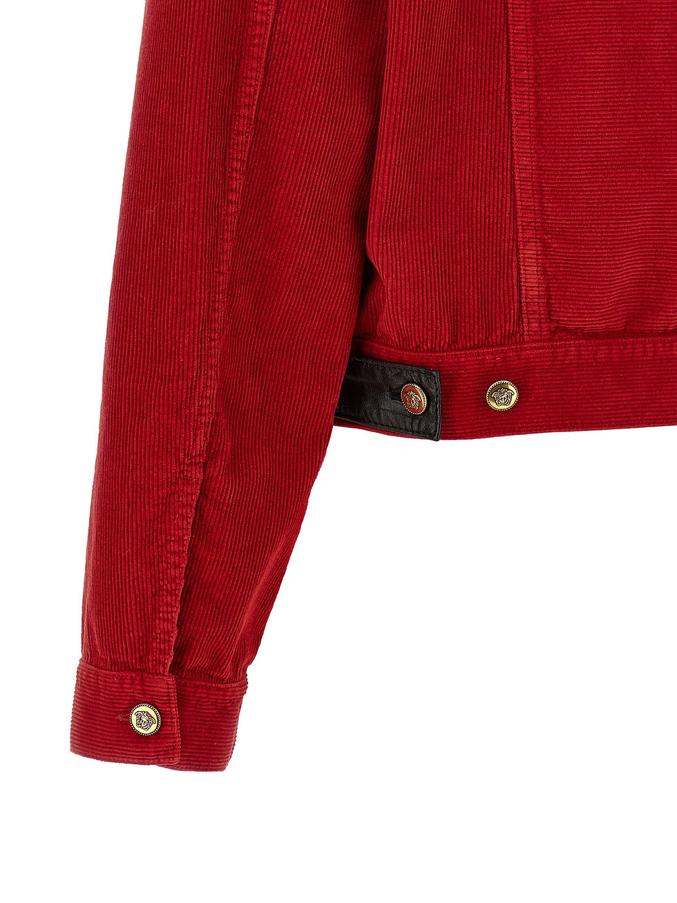 Thumbnail: Versace Red Cotton Full-Length Jacket