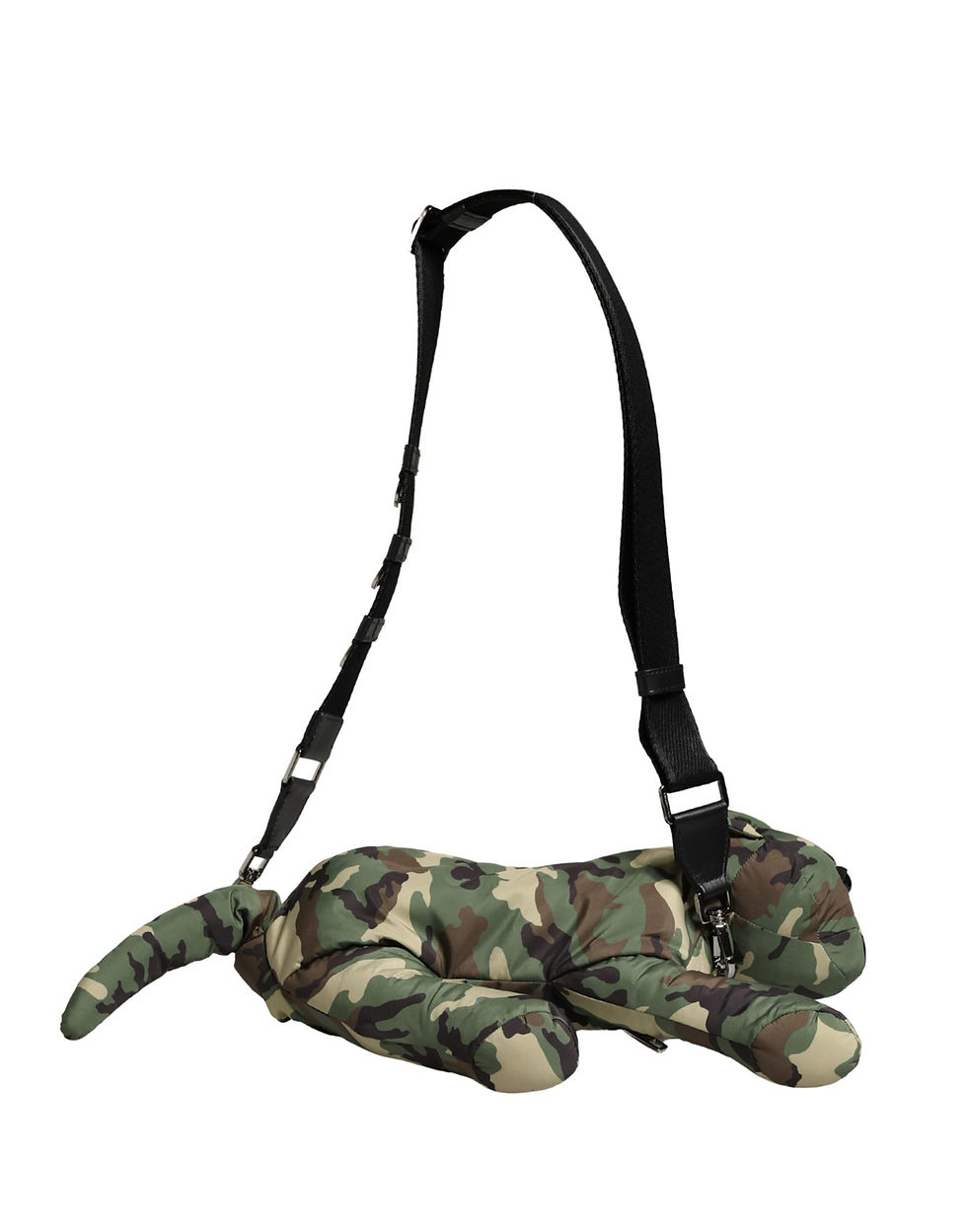 Thumbnail: Dolce & Gabbana Multicolor Camouflage Animal Silhouette Waist Borse Bag