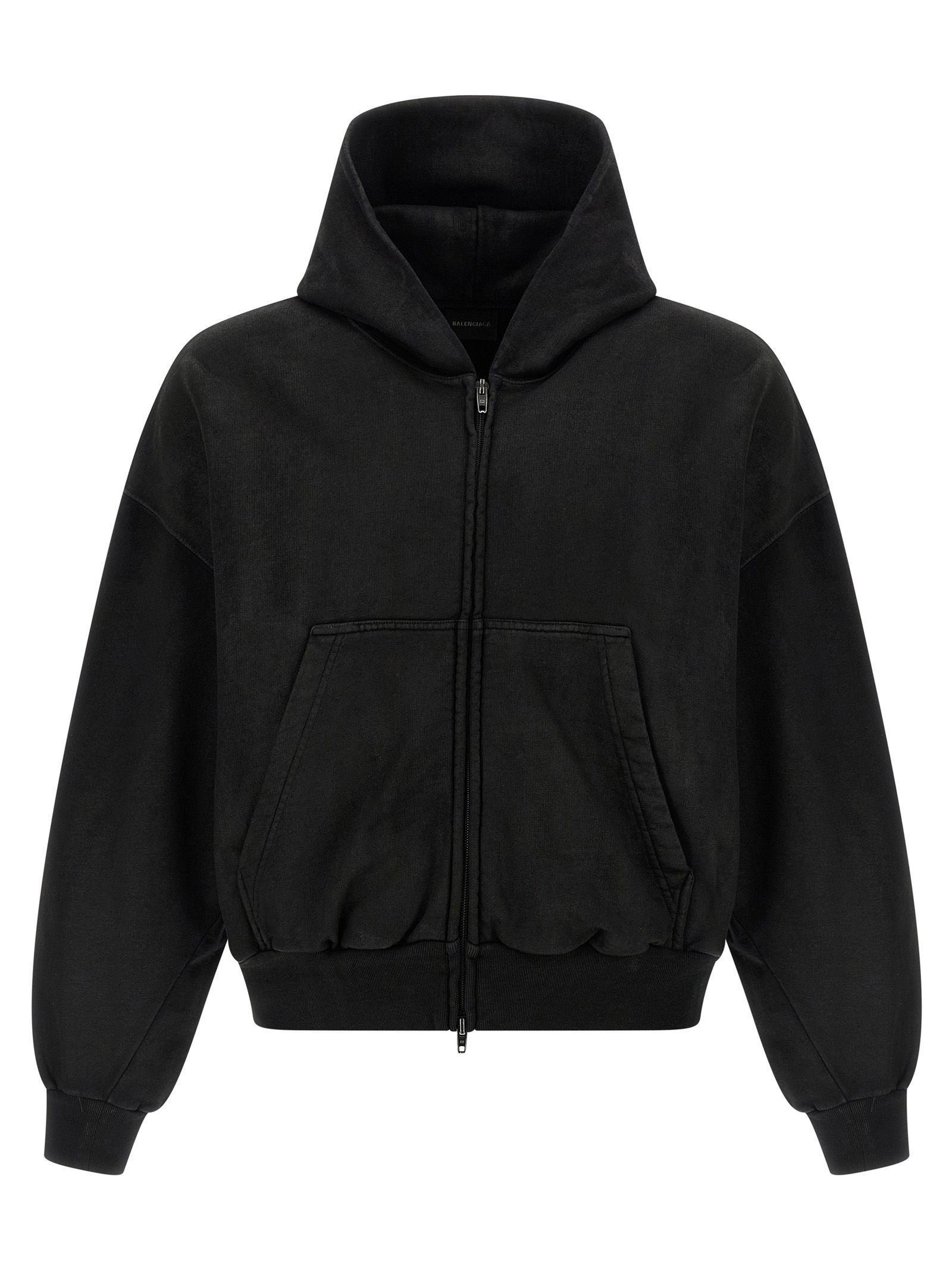 Balenciaga Black Cotton Sweatshirt