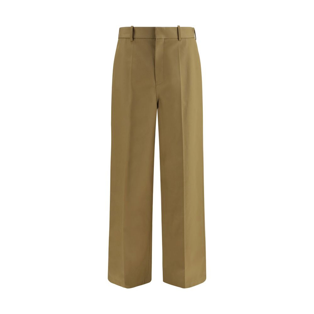 Balenciaga Beige Cotton Chino Pants