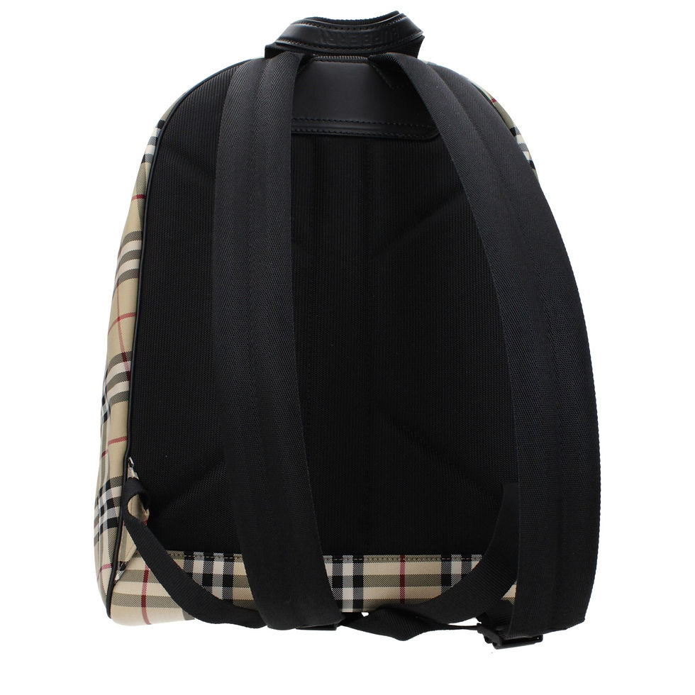 Thumbnail: Burberry Beige Fabric Backpack