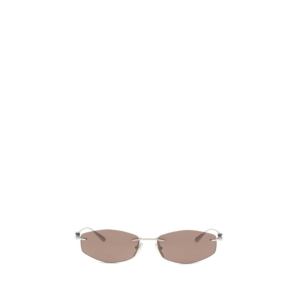 Balenciaga Silver Metal Sunglasses