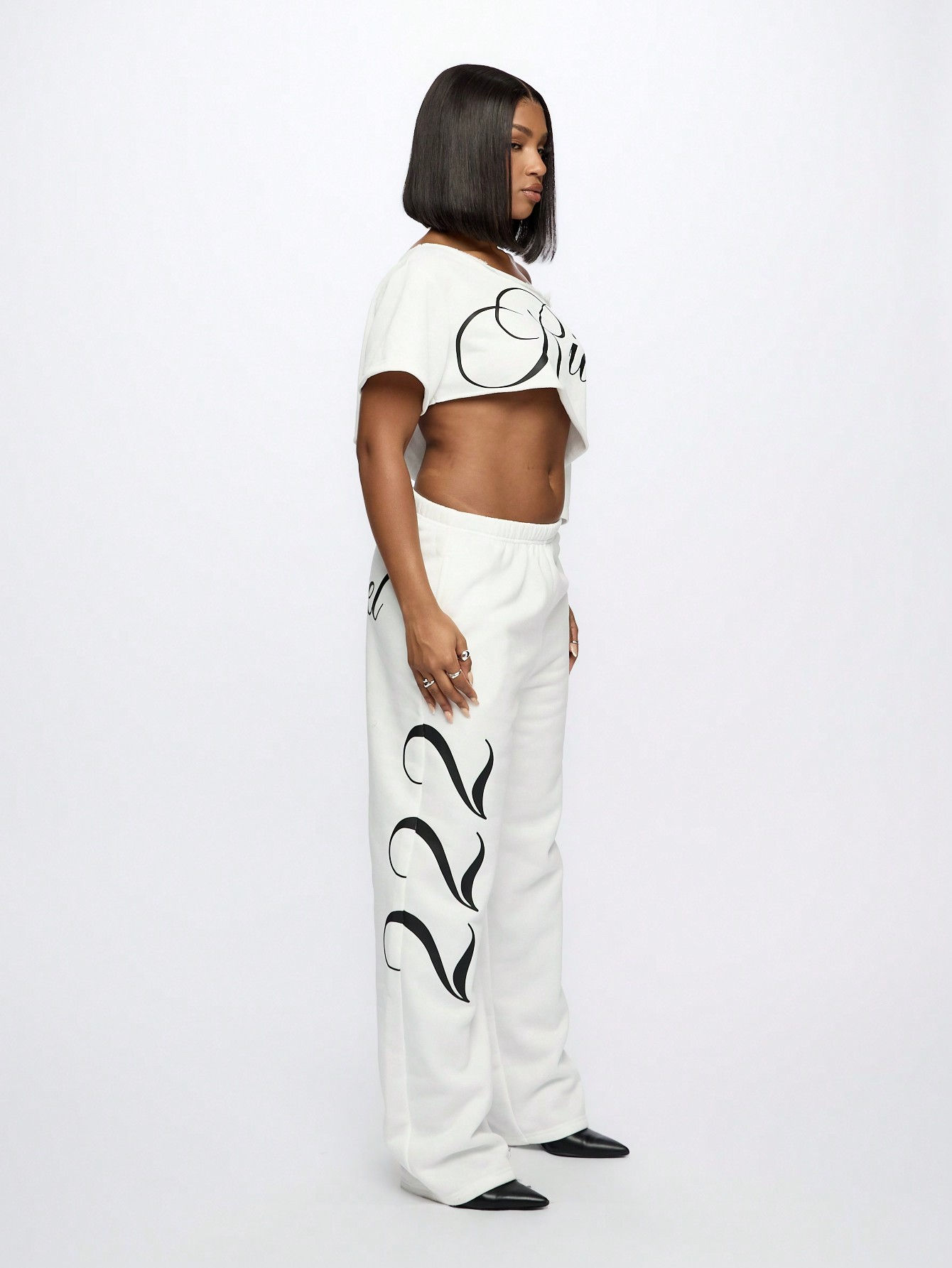 Off-Shoulder Crop Tee