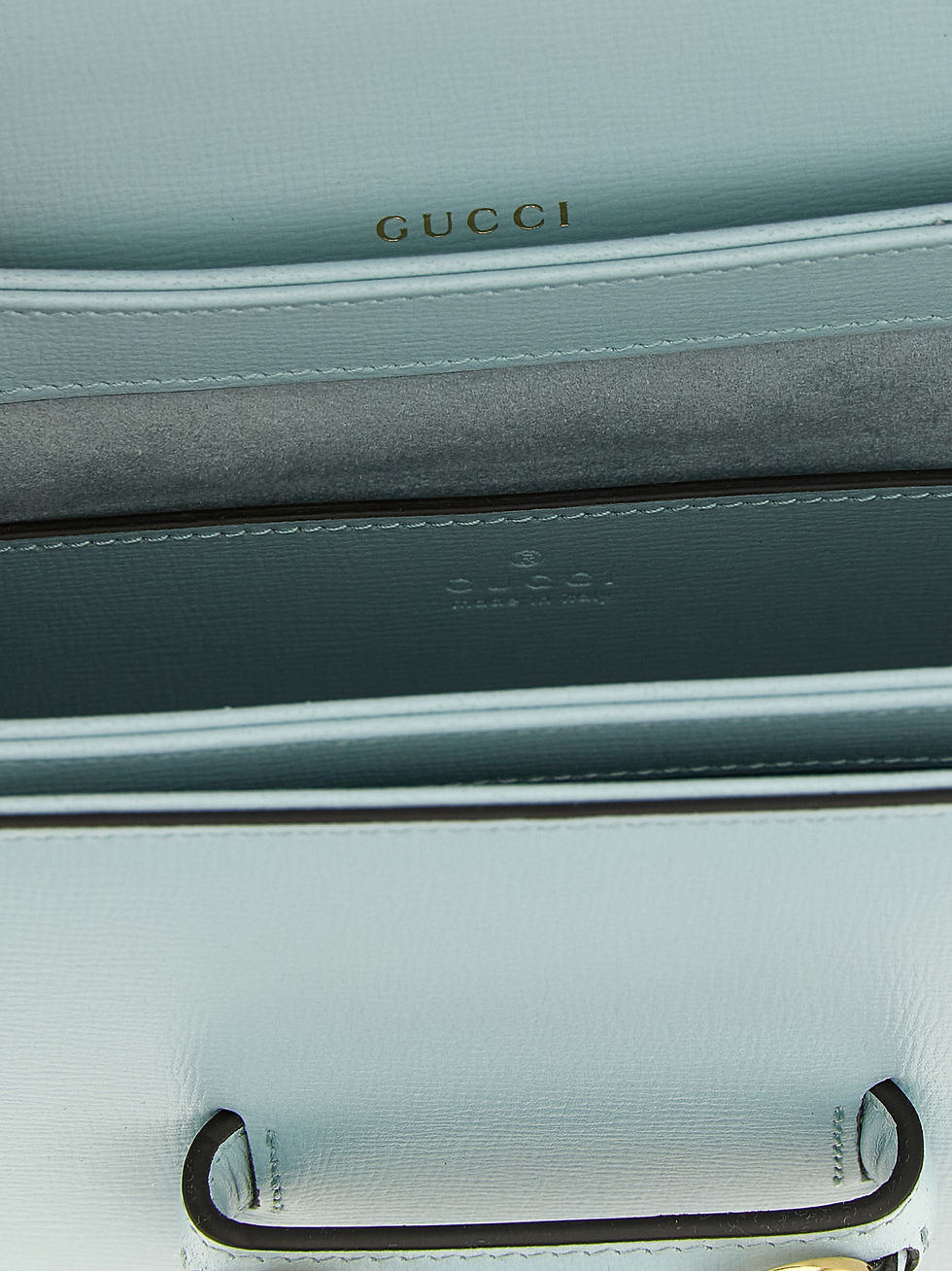 Thumbnail: Gucci Blue Calfskin Shoulder Bag