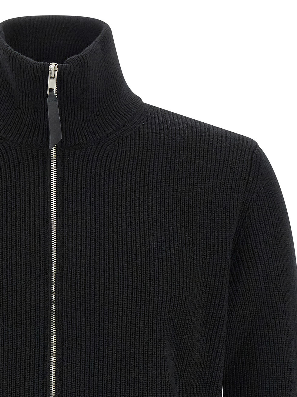 Thumbnail: Maison Margiela Black Cotton Cardigan