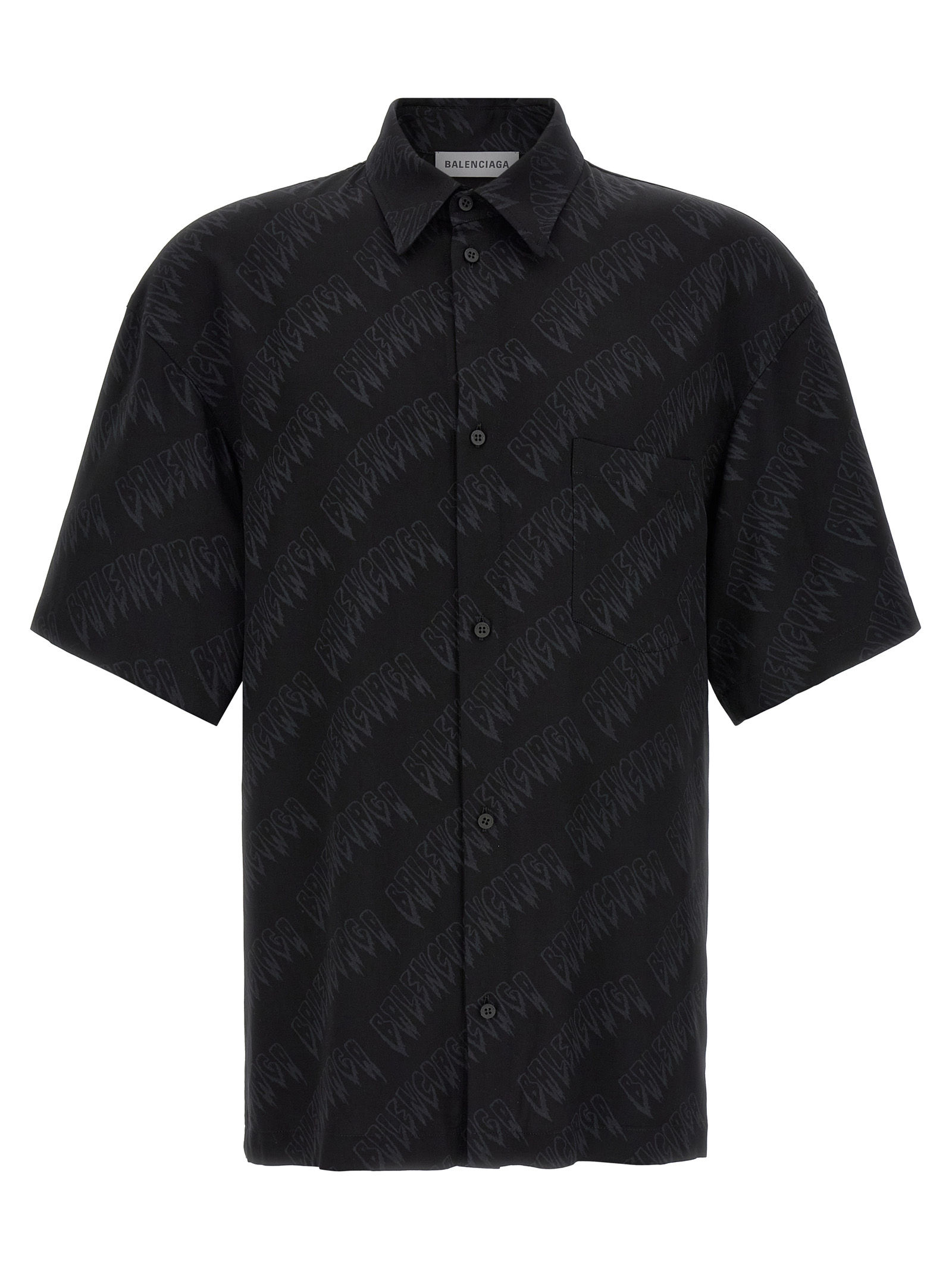 Balenciaga Black Viscose Blouse