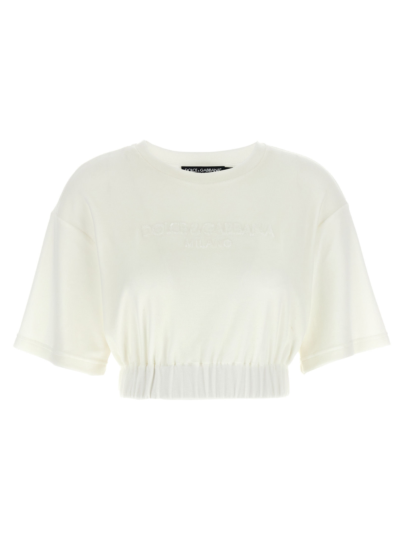 Dolce & Gabbana White Cotton T-Shirt