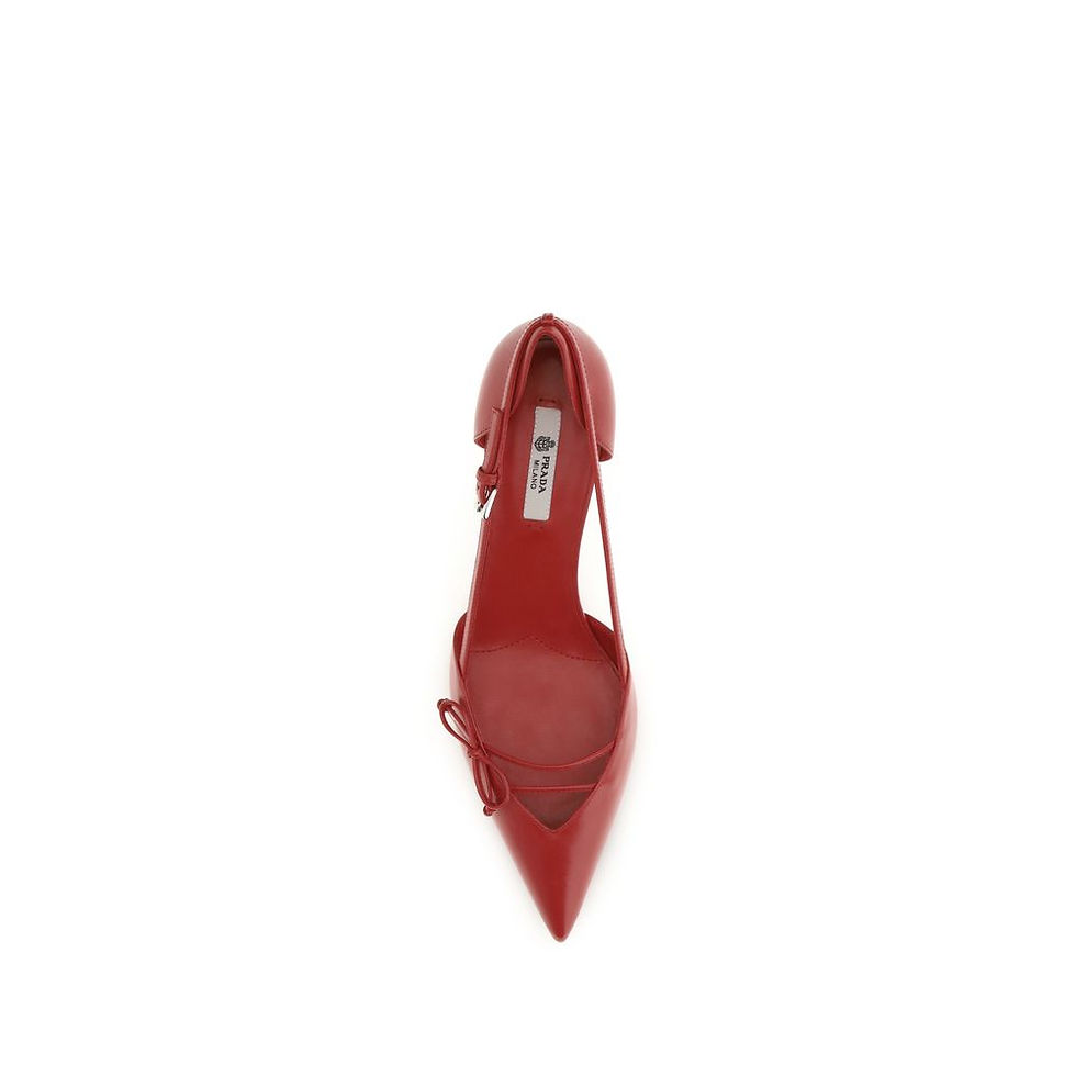 Thumbnail: Prada Multicolor Goatskin High Heel Pumps