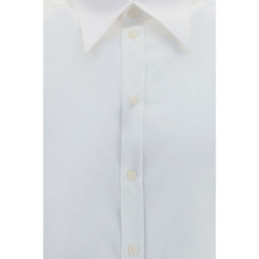 Thumbnail: Dolce & Gabbana White Cotton Dress Shirt