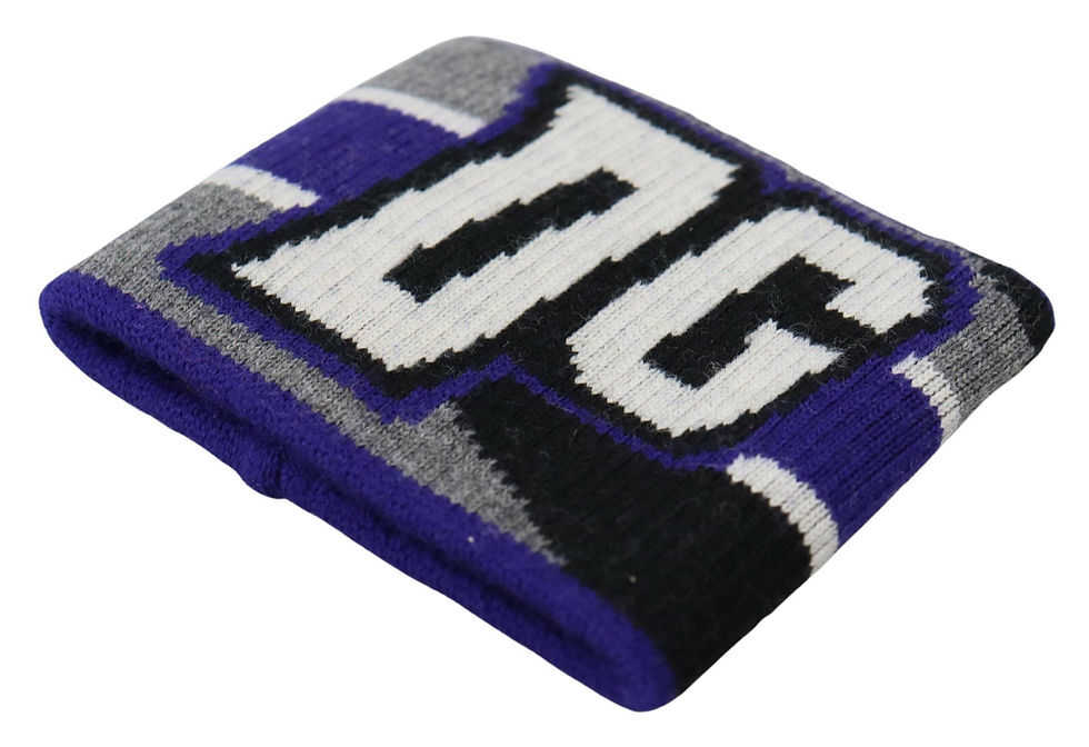 Thumbnail: Dolce & Gabbana Purple Logo Two Piece Set Wristband