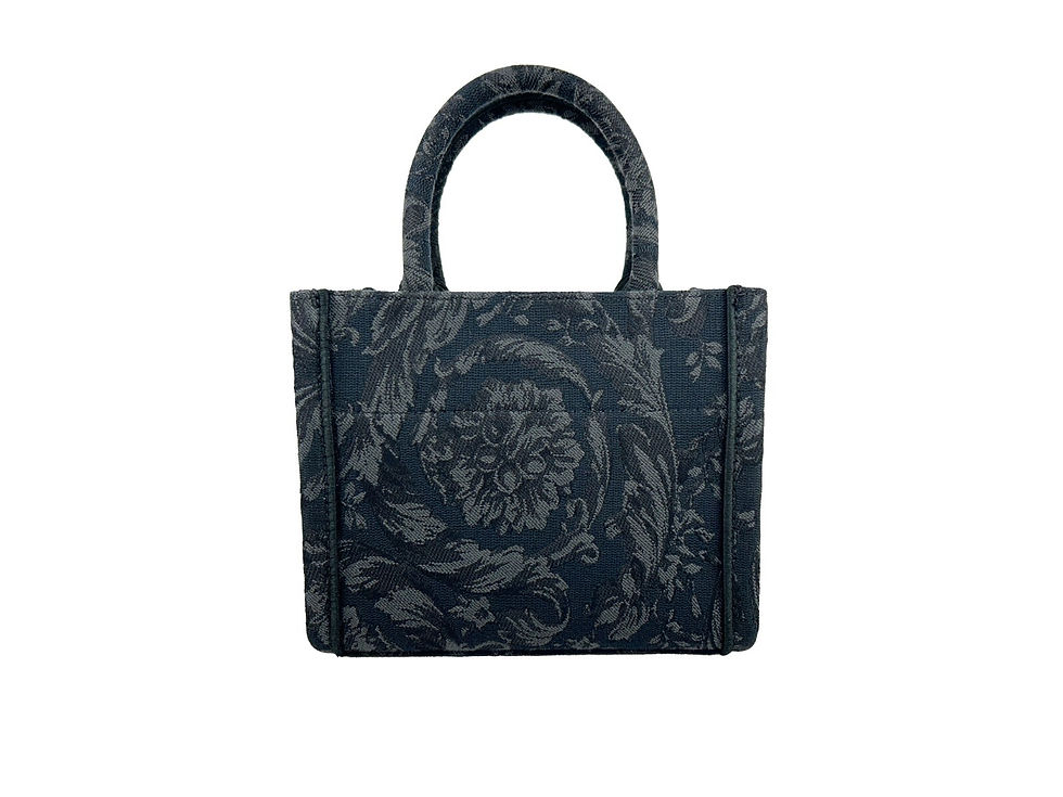 Thumbnail: Versace Women'S 'Extra Small Athena' Shopping Bag Black