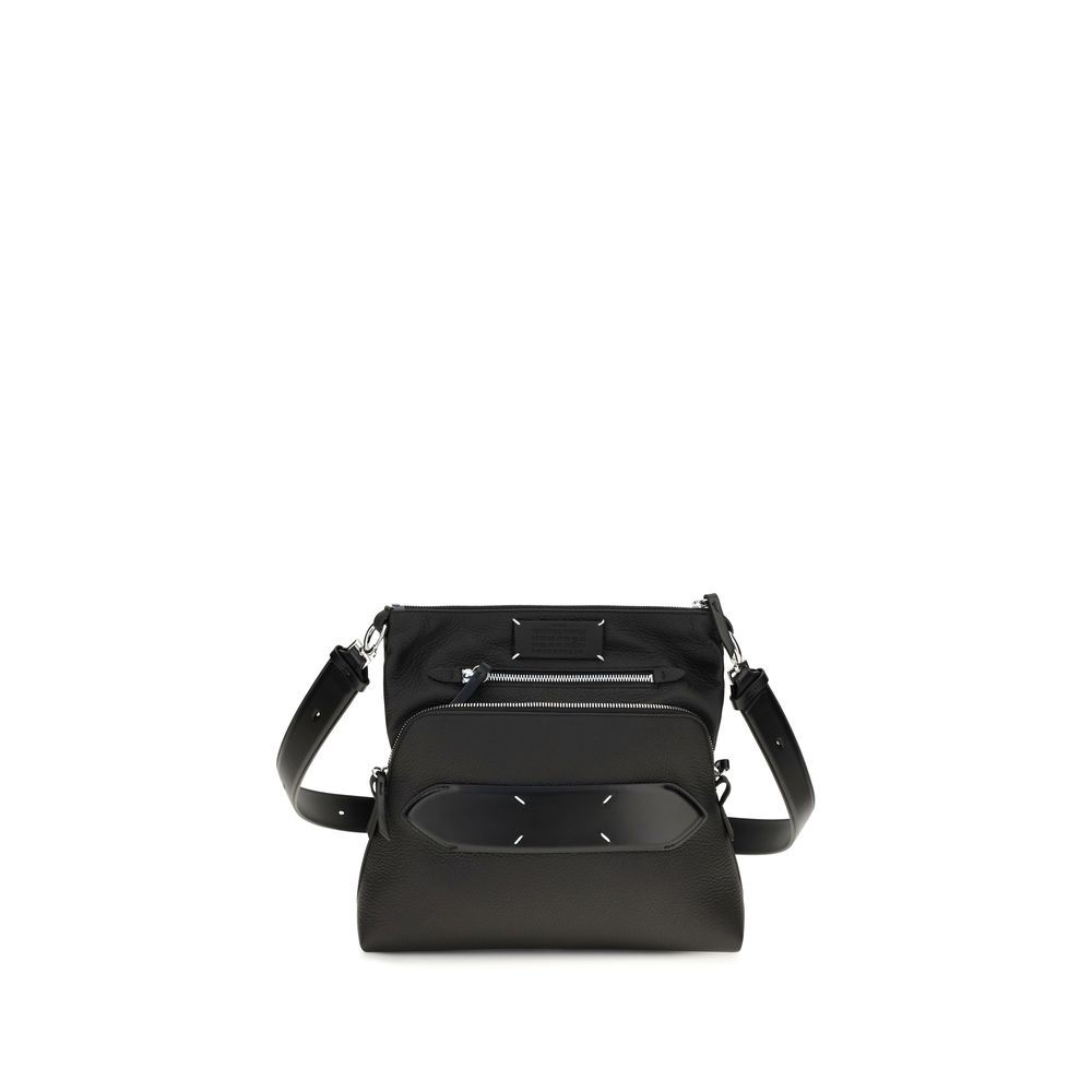 Maison Margiela Black Lamb Ovis Aries Shoulder Bag