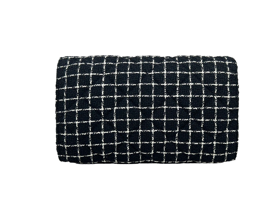 Thumbnail: Versace Wallet On A Chain Fabric Black Crossbody Bag
