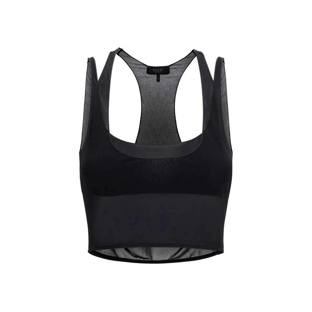 Gucci Black Viscose Bra