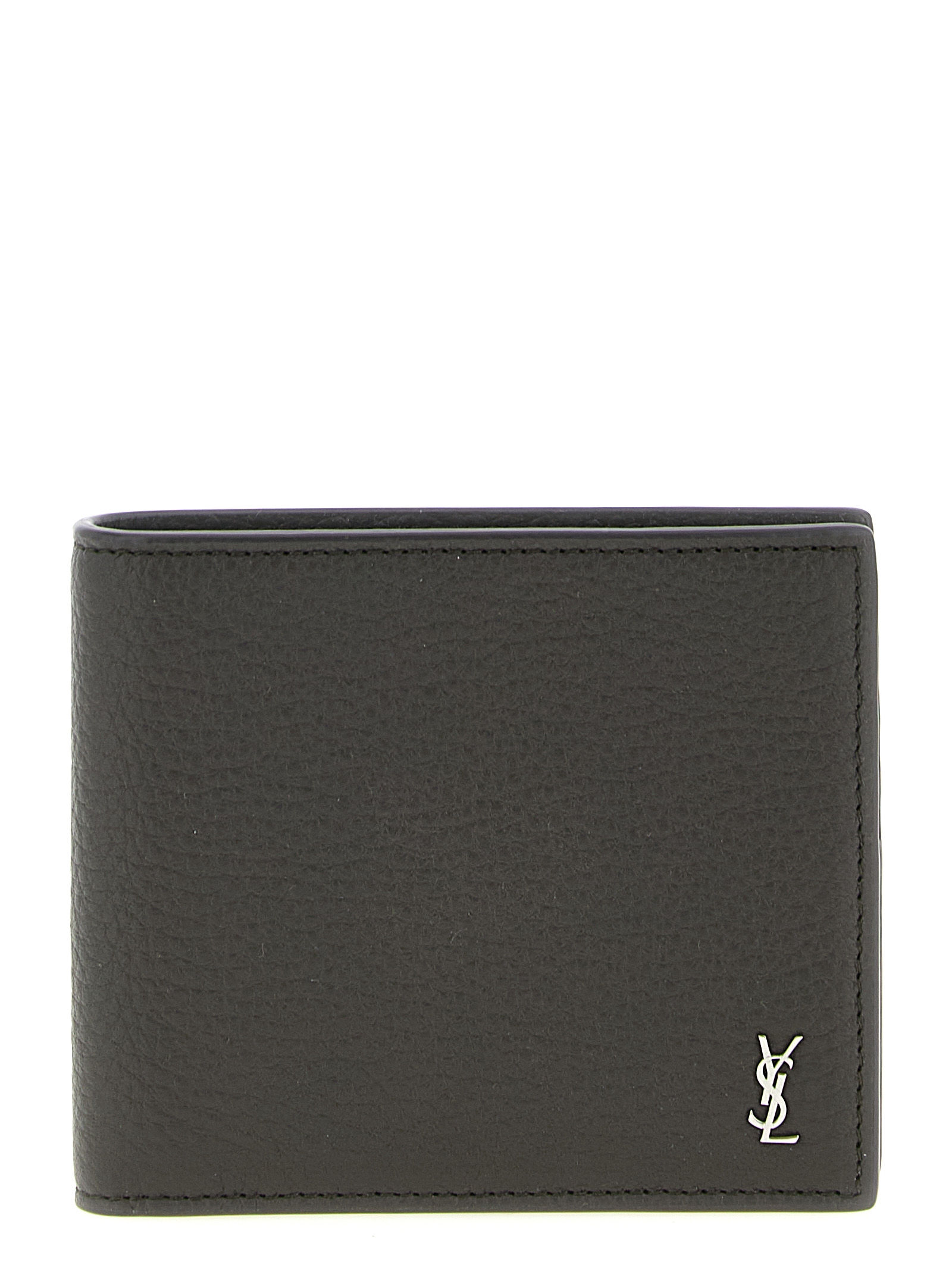 Saint Laurent Brown Calfskin Wallet