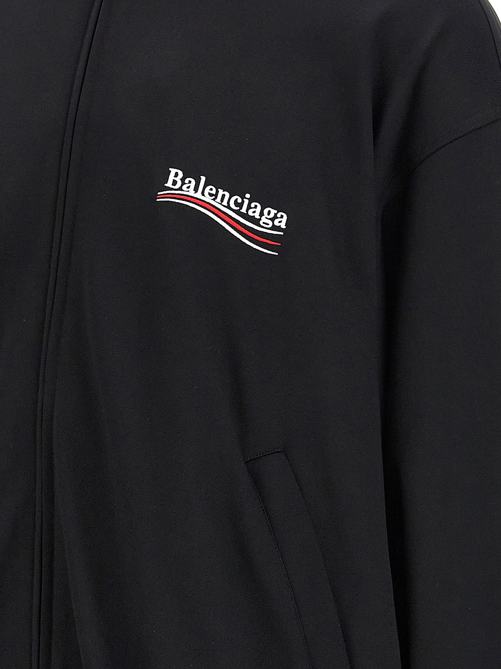 Thumbnail: Balenciaga Black Polyamide Sweatshirt