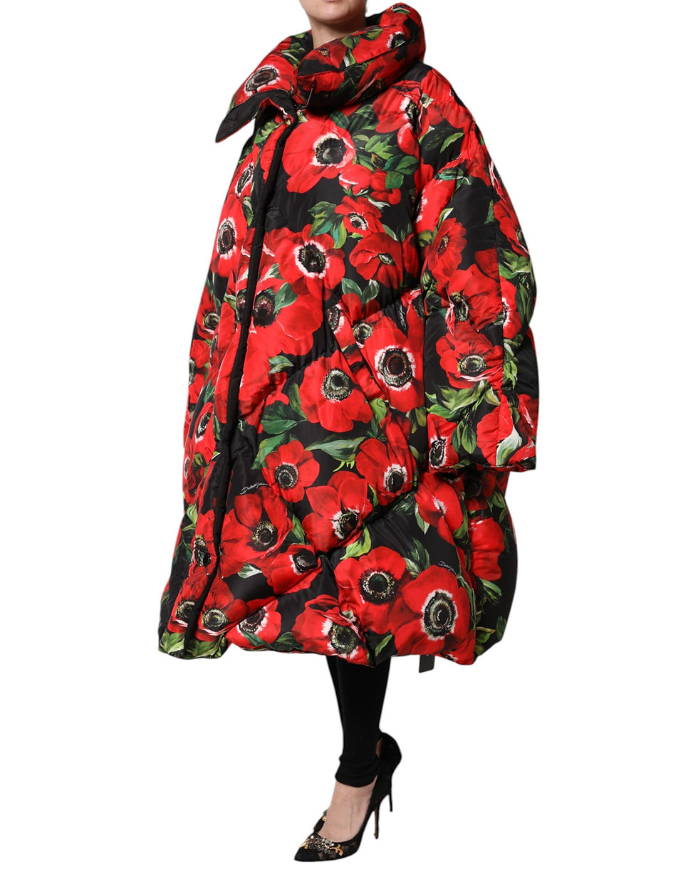 Thumbnail: Dolce & Gabbana Multicolor Floral Full Zip Padded Jacket
