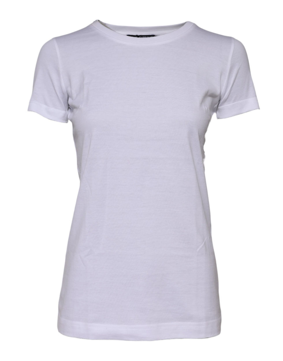 Thumbnail: Dolce & Gabbana White Cotton Crew Neck Short Sleeves T-shirt