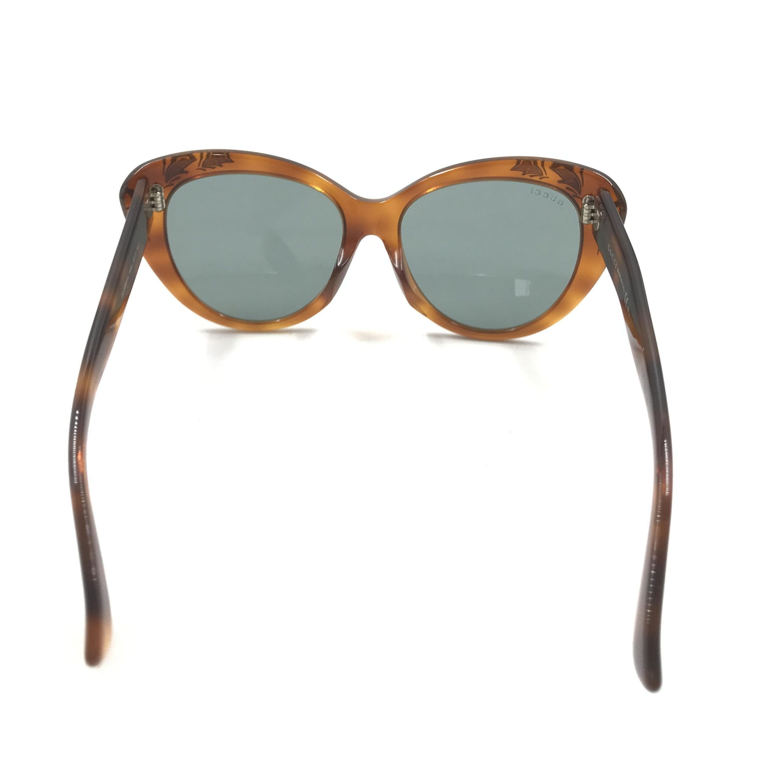 Gucci Cat Eye Sunglasses With Tortoise Shell