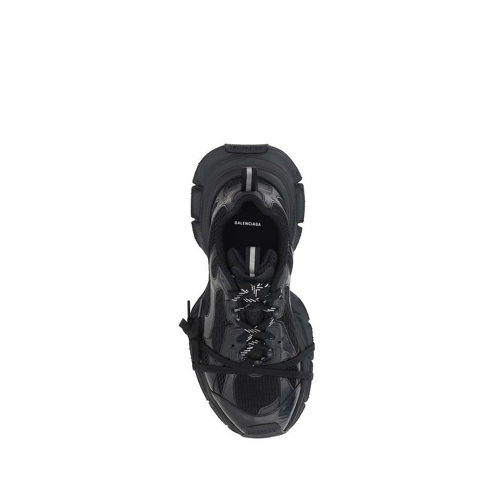 Thumbnail: Balenciaga Black Polyethylene Athletic Sneakers