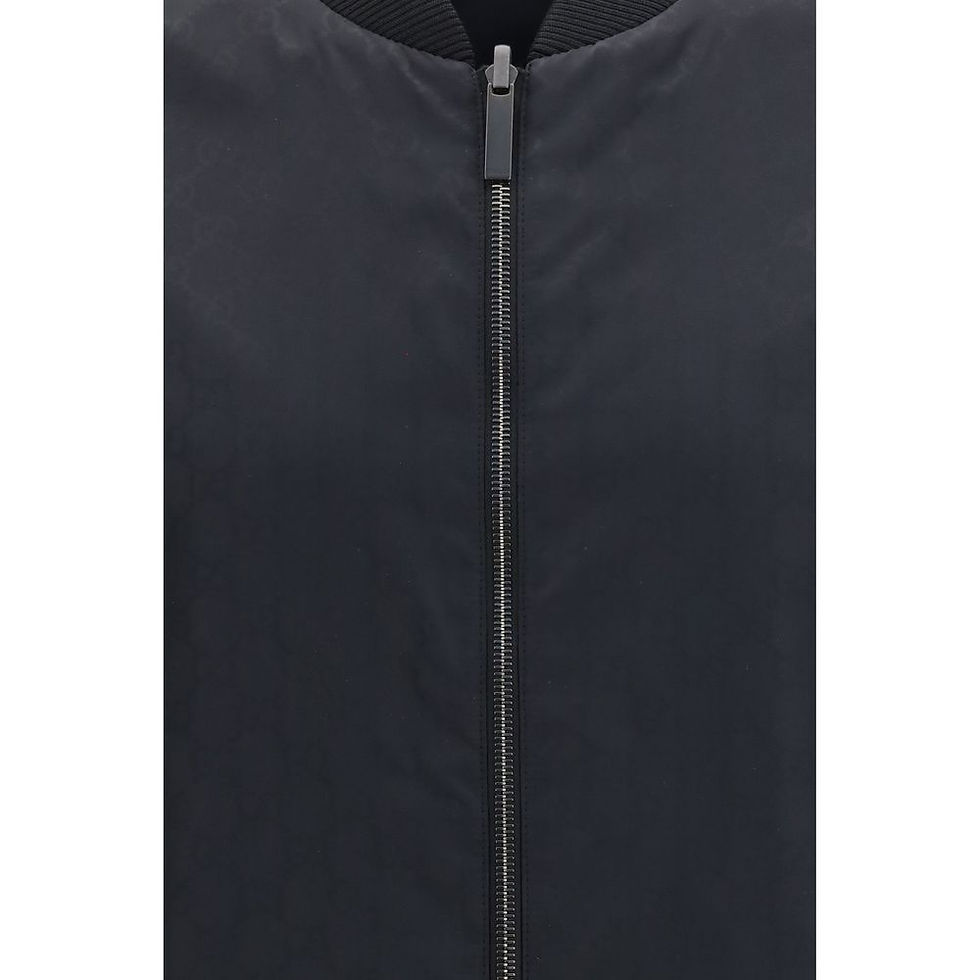 Thumbnail: Gucci Black Polyamide Bomber